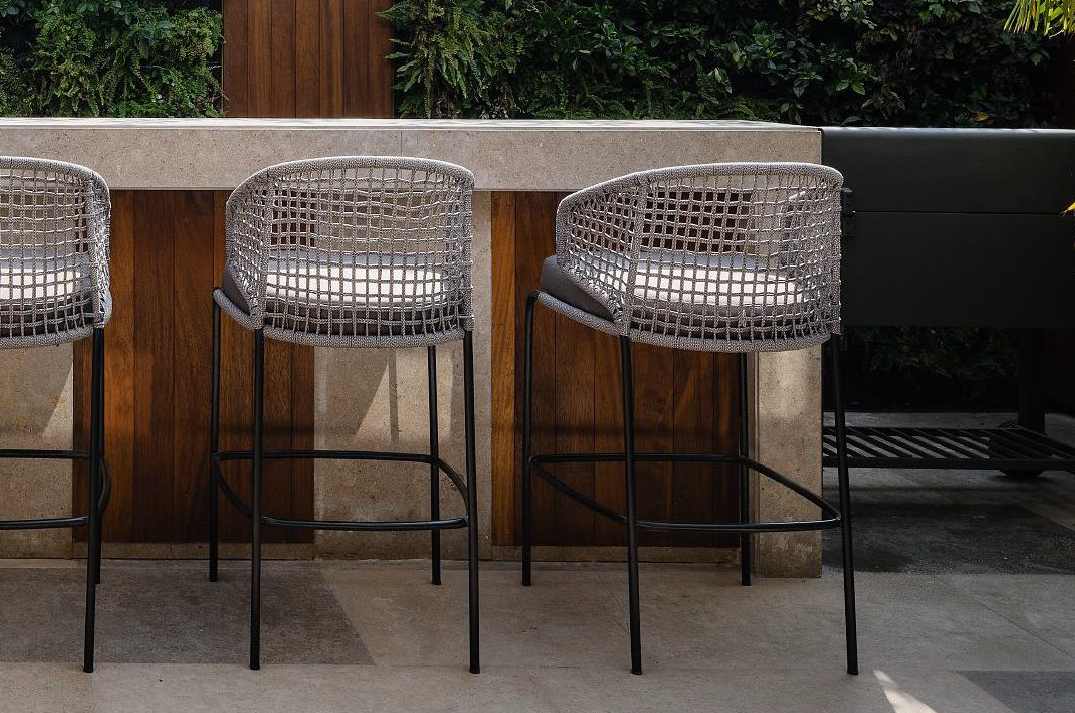 Hula Teak Barstool